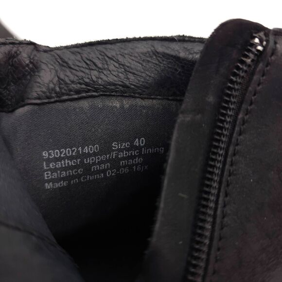 Dansko Maria 9302021400 Women's Eu 40 Bootie Black Leather Side Zip Ankle Boot - Picture 7 of 11